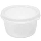 2.3oz Mini Rectangular Container with Lid – durable, leak-resistant, and perfect for sauces, condiments, snacks, and meal prep. Food-safe plastic with a secure lid for freshness and easy transport.