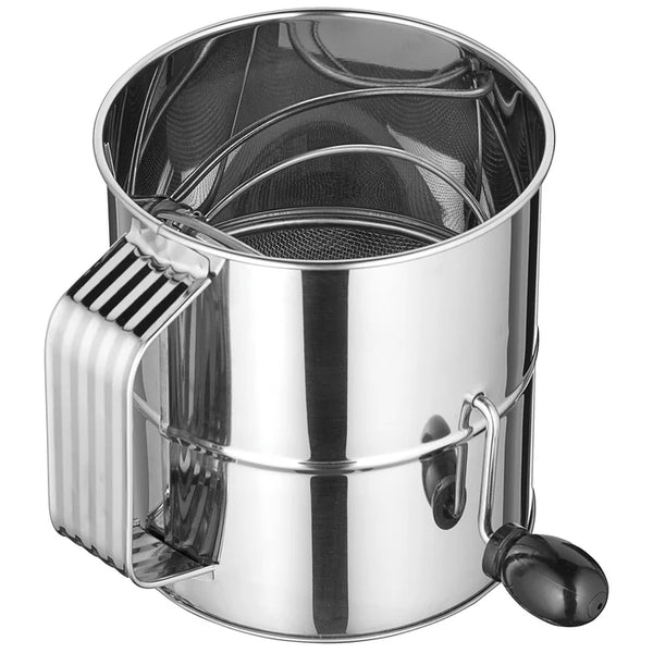 Rotary Sifter Winco RFS-8, 8 Cup Stainless Steel 6/Pack