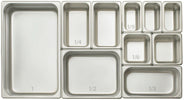 Anti-Jam Steam Pan store and display entrees and side dishes. This model is constructed from durable 23 gauge 18/8 stainless steel. Thanks to its anti-jam corners, this NSF listed item quickly separates from the stack and for convenience in your busy kitchen. An excellent addition to restaurants, catering companies and fast-paced food service facilities.