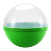 Colorful candy ball containers in blue, green, orange, purple, and red with a clear lid. Perfect for storing sweets, gumballs, and treats at parties, weddings, and candy buffets.