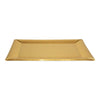 16.25"x12" Gold Cardboard Tray – Sturdy disposable serving platter for parties, weddings, and catering. Perfect for appetizers, desserts, and snacks. Elegant gold finish enhances food presentation.
