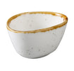 Yanco Sauce Dish GL-302 brings understated elegance to the table. Made from durable porcelain, it features a speckled white finish accented with a colored rim. This compact dish is ideal for serving dipping sauces, condiments, or small accompaniments, making it a refined addition to both casual and formal settings.
