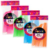 Neon Mix plastic cutlery set with forks, spoons, and knives. Bright, colorful, and sturdy for parties, birthdays, and events. Disposable for easy cleanup. Perfect for neon and glow-themed celebrations.