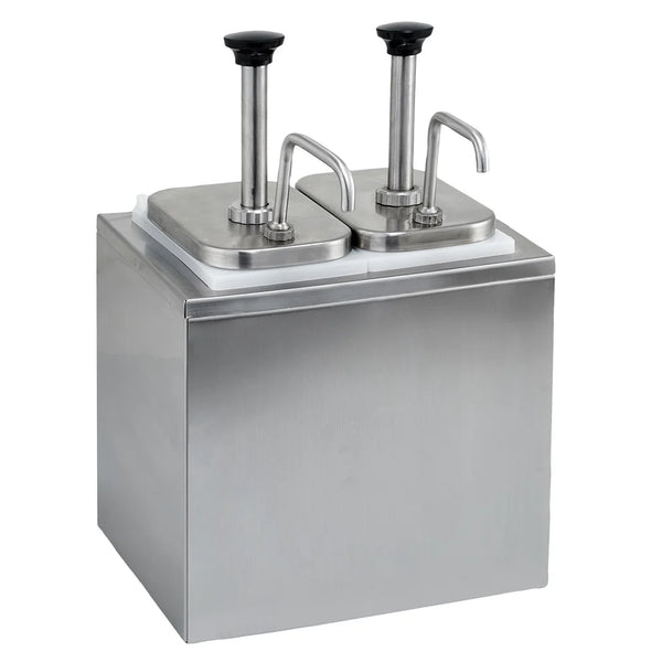 Winco PKTS-2D, Condiment Dispenser with 2 standard pumps