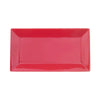 C.A.C. Rect. Platter Red 11.5" – Vibrant porcelain platter great for entrees or sharing. 12 per case. SKU: RSCAC-KC-13-R