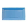C.A.C. Rect. Platter Peacock 13" – Stylish porcelain platter great for serving or presentation. 12 per case. SKU: RSCAC-KC-14-PCK.