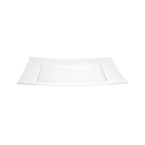 Rectangles 9x13" Clear Tray with a transparent sleek design, ideal for serving appetizers, desserts, and snacks at weddings, parties, and upscale events.