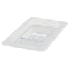 Cover for Food Pan is made from polycarbonate, this shatterproof cover is easy to clean and will withstand high volume service. This translucent food pan cover provides a clear view of what's inside.
