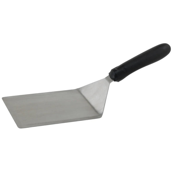 Winco TKP-63, 5x6" Black PP Handle Extra Heavy Turner w/Cutting Edge