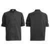 (Black - 3XL, L, M, S, XL, 2XL, White - 3XL, L, M, S, XL, 2XL) Ventilated Chef Jacket 12/Pack this jacket features roll-tab long sleeves and a left sleeve thermometer pocket. It is constructed of a lightweight 65/35 poly-cotton with a cool mesh panel back/side/underarm.