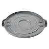(Gray 10 Gallon 10/Pack, White 10 Gallon 10/Pack, Gray 20 Gallon 10/Pack, White 20 Gallon 10/Pack, Gray 32 Gallon 6/Pack, Gray 44 Gallon 6/Pack) Cover for PTC-Series Can features a sturdy design that allows lidded cans to stack on top of each other. Made of durable long-lasting plastic. Perfect choice for commercial institutions, restaurants, cafés, or any other food serving establishments.