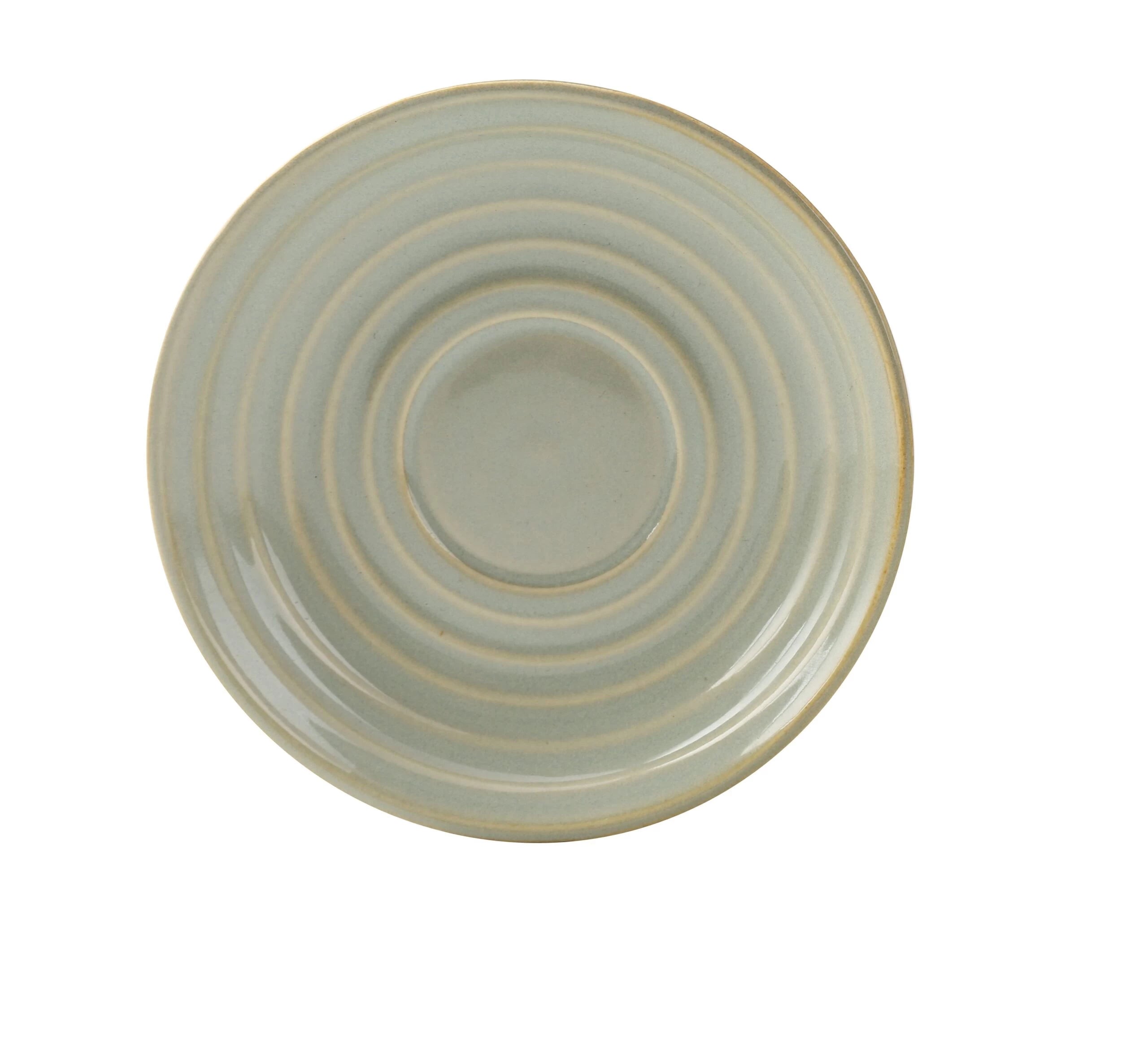 Yanco Saucer GO-002 is a refined addition to the Golden Coast collection, designed to complement your tableware with elegance. Made from high-quality porcelain, this saucer showcases earthy tones and concentric circles, beautifully accented by a golden rim for a sophisticated touch.&nbsp;Its 5 7/8-inch round shape is perfect for pairing with matching cups, making it ideal for coffee shops, restaurants, and fine dining settings. Durable and stylish, this saucer enhances any dining occasion.
