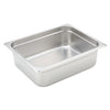 Steam Pan fits snugly on a steam table while its flattened edge prevents steam from escaping around the pan. This model is constructed from durable 22 gauge 18/8 stainless steel. For added convenience, the steam pan can be stacked to save space while its anti-jam design ensures hassle-free separation. This pan is perfect for holding and serving signature casseroles, salads, and more. This model is also NSF listed.