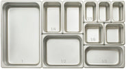 Anti-Jam Steam Pan model is constructed from durable 25 gauge 18/8 stainless steel. For added convenience, this steam pan features an anti-jamming design for hassle-free removal when stacked together while its wide edges ensure ease of handling. Ideal to have in restaurants, cafeterias and hospitals. This model is also NSF listed.