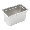 Anti-Jam Steam Pan model easily serve your delicious sides and entrees in your banquet hall or buffet. This pan can be moved from your freezer to the oven to your serving line without it bending. This steam table pan features anti-jam stacking lugs, so it won't stick to other pans when you take it out of storage.