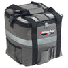 (Small 6/Pack, Medium 6/Pack, Large 4/Pack, X-Large 4/Pack) Premium Catering Bag is ideal for pizza boxes, food pans, and more. It will maintain the temperature for up to 45 minutes maximizing the delivery range. This catering bag features a transport strap made for a bike or scooter. The built-in rubber feet are great for long-lasting durability. Multiple heavy-duty carry straps are attached to stabilize the deliveries.