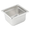 Anti-Jam Steam Pan model easily serve your delicious sides and entrees in your banquet hall or buffet. This pan can be moved from your freezer to the oven to your serving line without it bending. This steam table pan features anti-jam stacking lugs, so it won't stick to other pans when you take it out of storage.