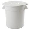 (Gray 10 Gallon 10/Pack, White 10 Gallon 10/Pack, Gray 20 Gallon 10/Pack, White 20 Gallon 10/Pack, Gray 32 Gallon 6/Pack, Gray 44 Gallon 6/Pack) Cover for PTC-Series Can features a sturdy design that allows lidded cans to stack on top of each other. Made of durable long-lasting plastic. Perfect choice for commercial institutions, restaurants, cafés, or any other food serving establishments.