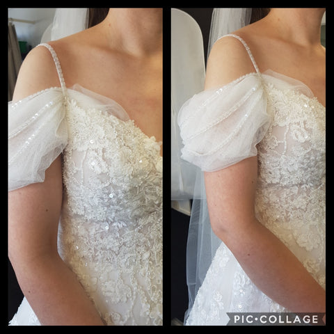 Bridal Alterations Sleeve adjustments