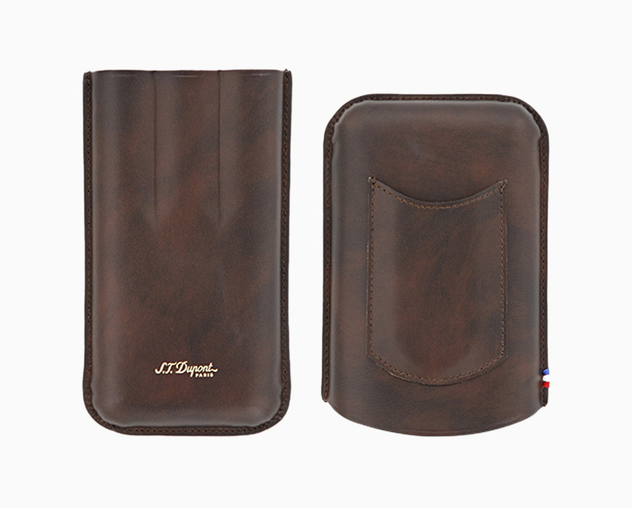 3 ETUI CIGARES MARRON