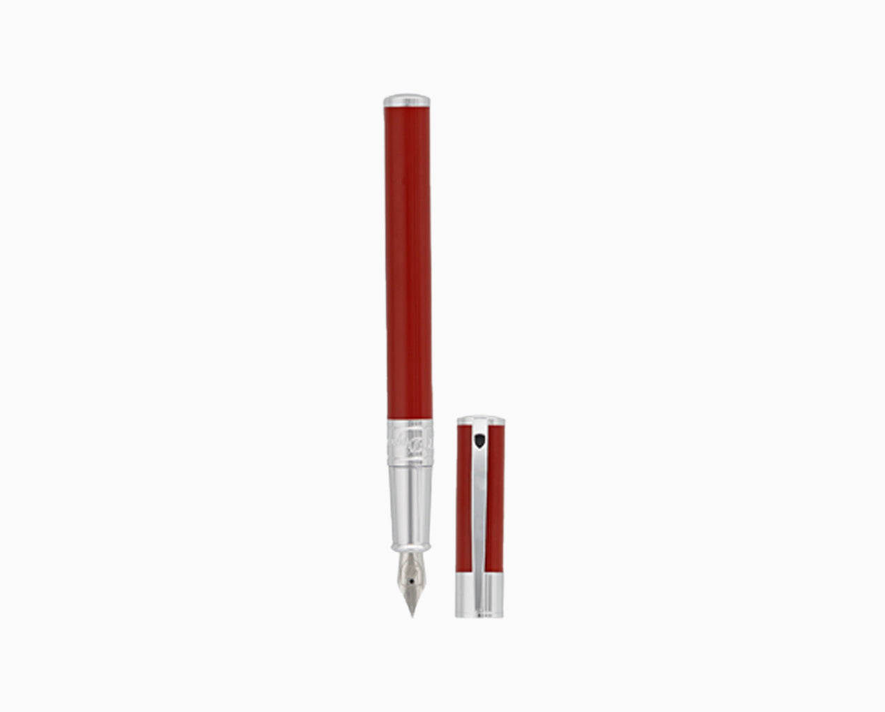 STYLO PLUME D-INITIAL - ROUGE