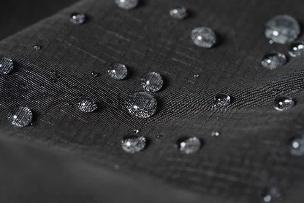 water droplets on Ecoya grey