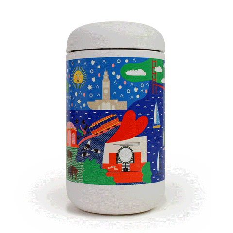 SFMOMA San Francisco Everywhere Mug by Ayca animated GIF