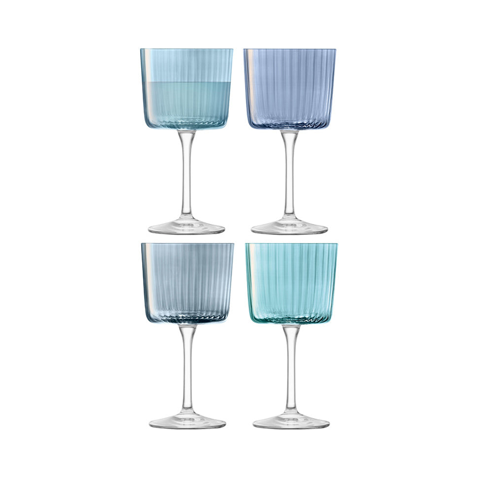 Ripple Wine Glasses Set of 2 glass smoke – Sprout Home