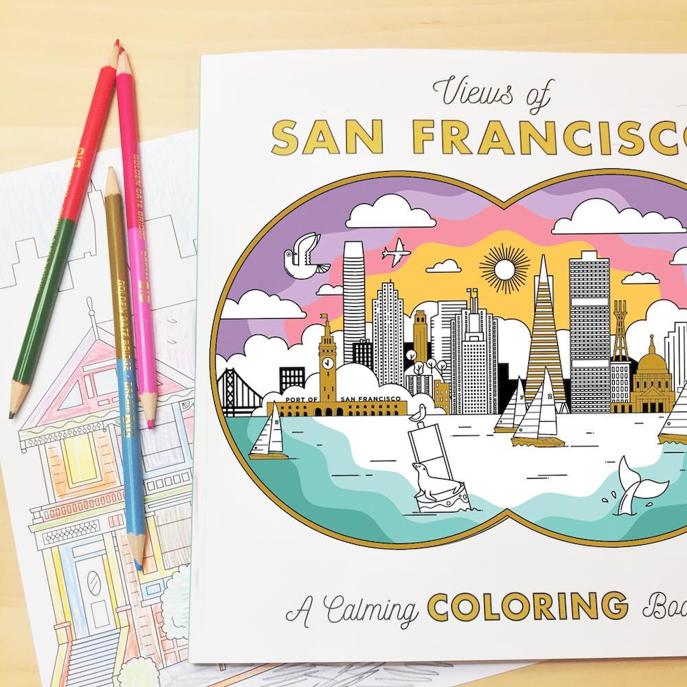 Coloring Poster - San Francisco – Petit Mignon