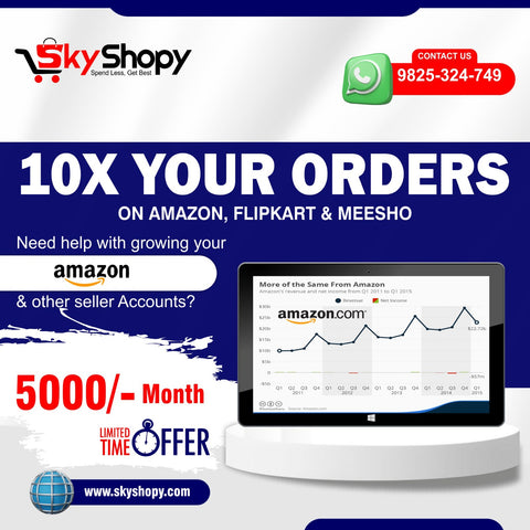 10 x Your Amazon seller Central Account's Order