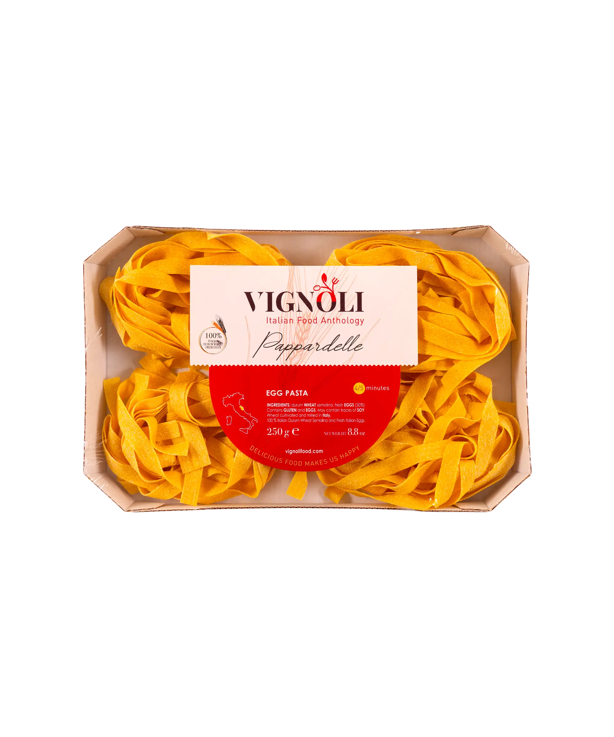 Buy Italian Pappardelle Egg Pasta | Vignoli Food