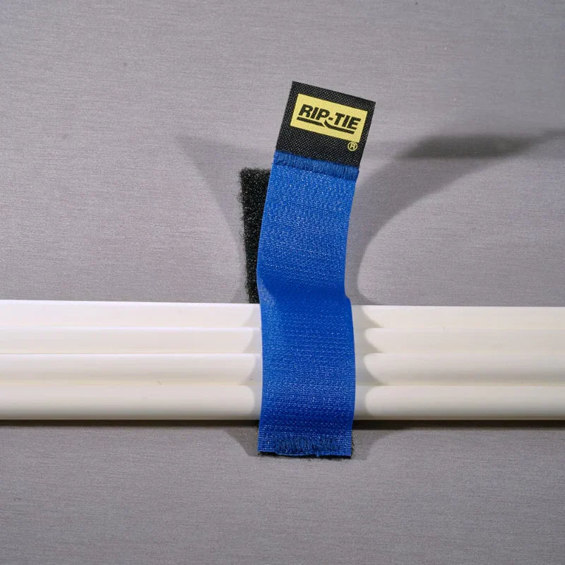 Rip-Tie® CableCatch Hook and Loop Strap - 12" L x 1" W - Nylon - Violet