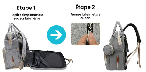 Fermer le sac à langer