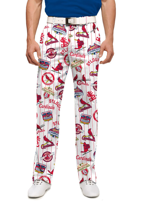 New York Yankees Loudmouth Golf Pants Logo Navy & Pinstripe Stretch Tech  Pants