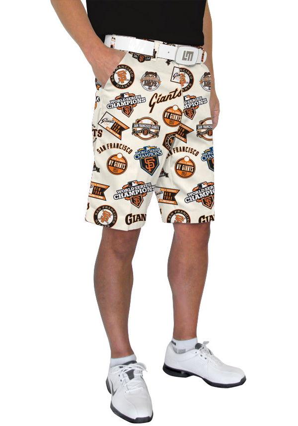 Loudmouth Golf | Astros Retro Women's High Waist Short - MTO | Size Default Title