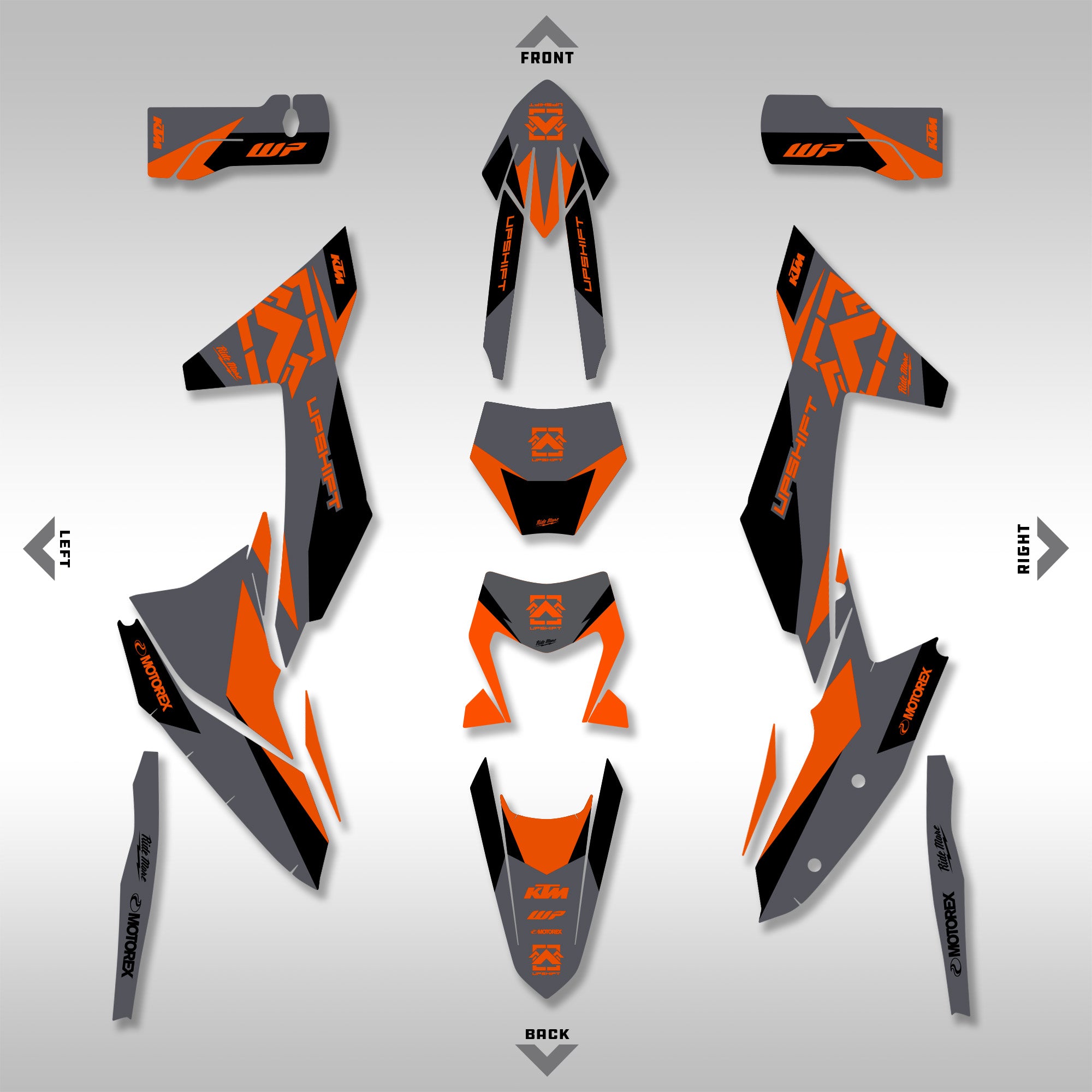 Kit grafiche KTM 144 SX (08) Dream 4 - Evomotor