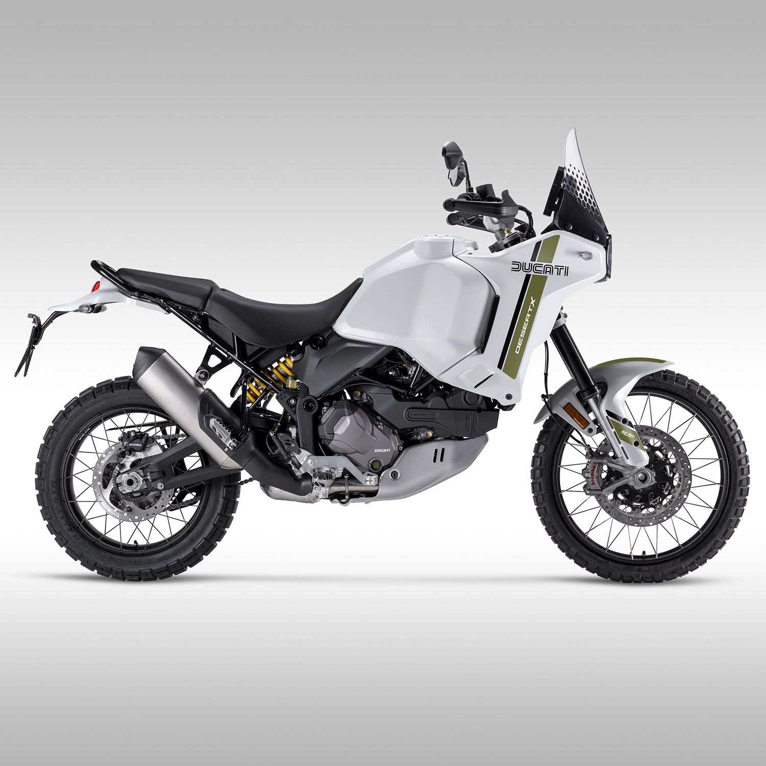 DUCATI - DESERTX STYLING KIT - RETRO GREEN