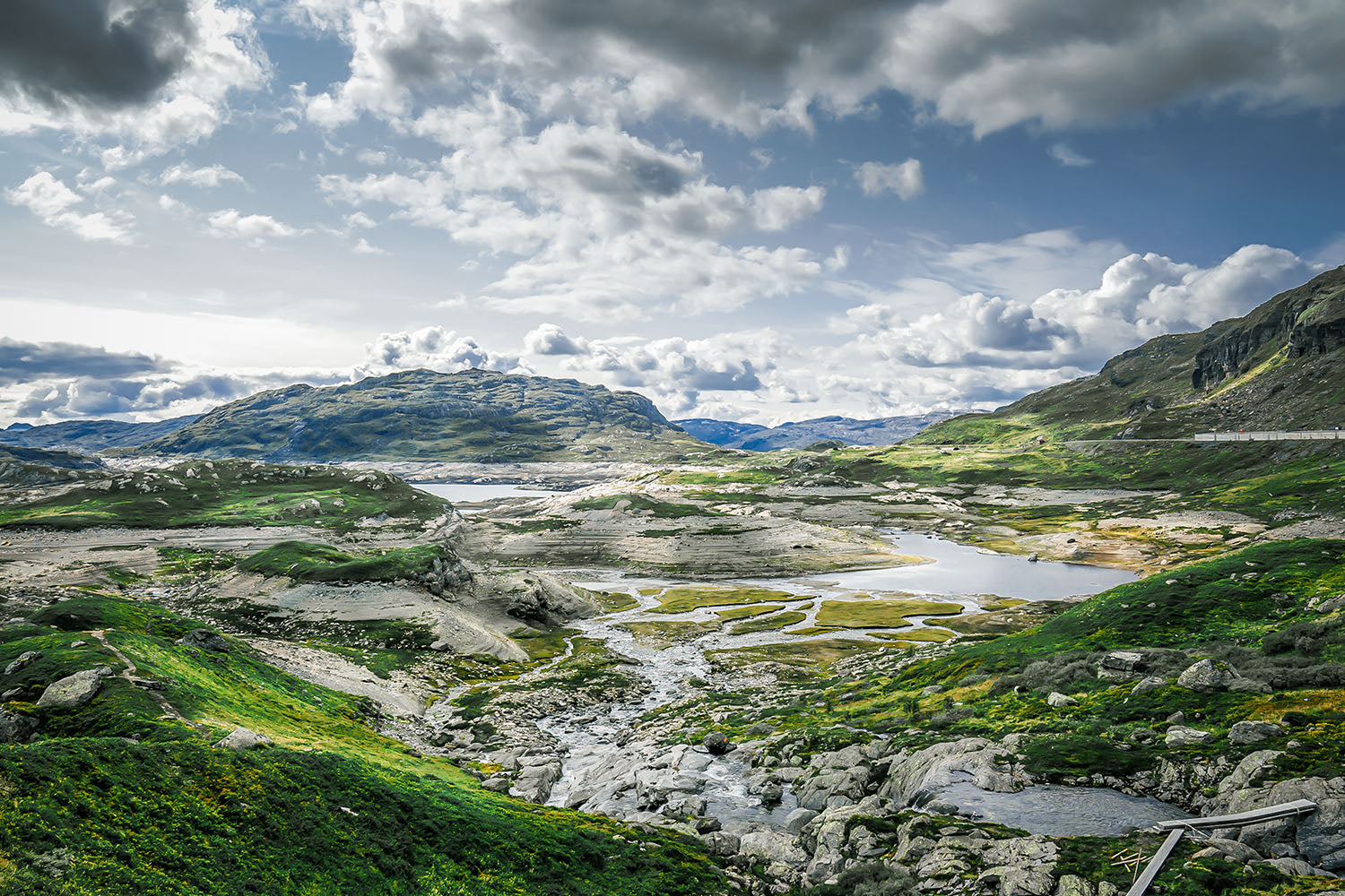 Sinuous rivers in Norway