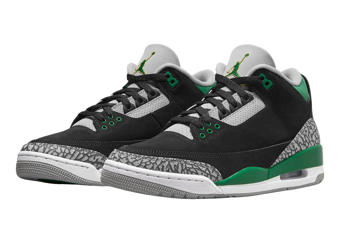 Air Jordan 3 Pine Green Sneaker Match T-Shirts, Hoodies, and Outfits