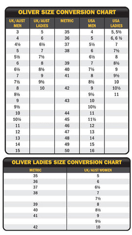 Size Guide - Marie Oliver