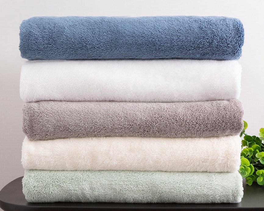 Xtra Large 100% Natural Organic Cotton Bath Towels - Chemical Free 100 x 160 cm