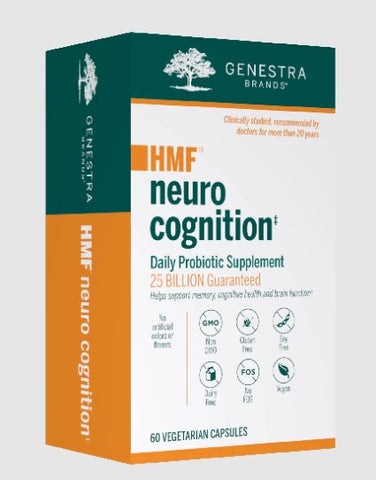 Genestra HMF Neuro Cognition Daily Probiotic Supplement with 25 Billion Guaranteed