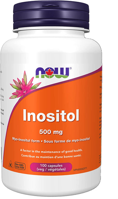 NOW Inositol 500 mg Capsules