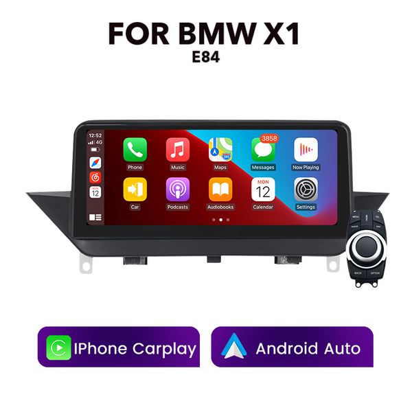 BMW 1 Series (E81, E82, E87, E88) 10.25 Multimedia Touchscreen Display +  Built-in Wireless CarPlay & Android Auto (2004 - 2012) (LHD & RHD)