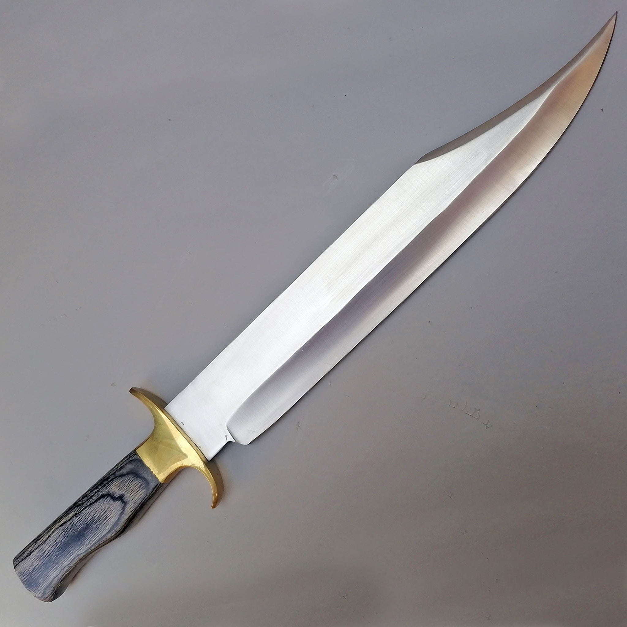 Hunting Bowie Knife Fixed Blade Wood Handle DK-062 - The Bowie Knife