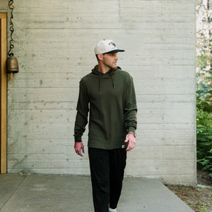 Burlebo Thermal Hoodie- Mallard Green - Simply South Outfitters