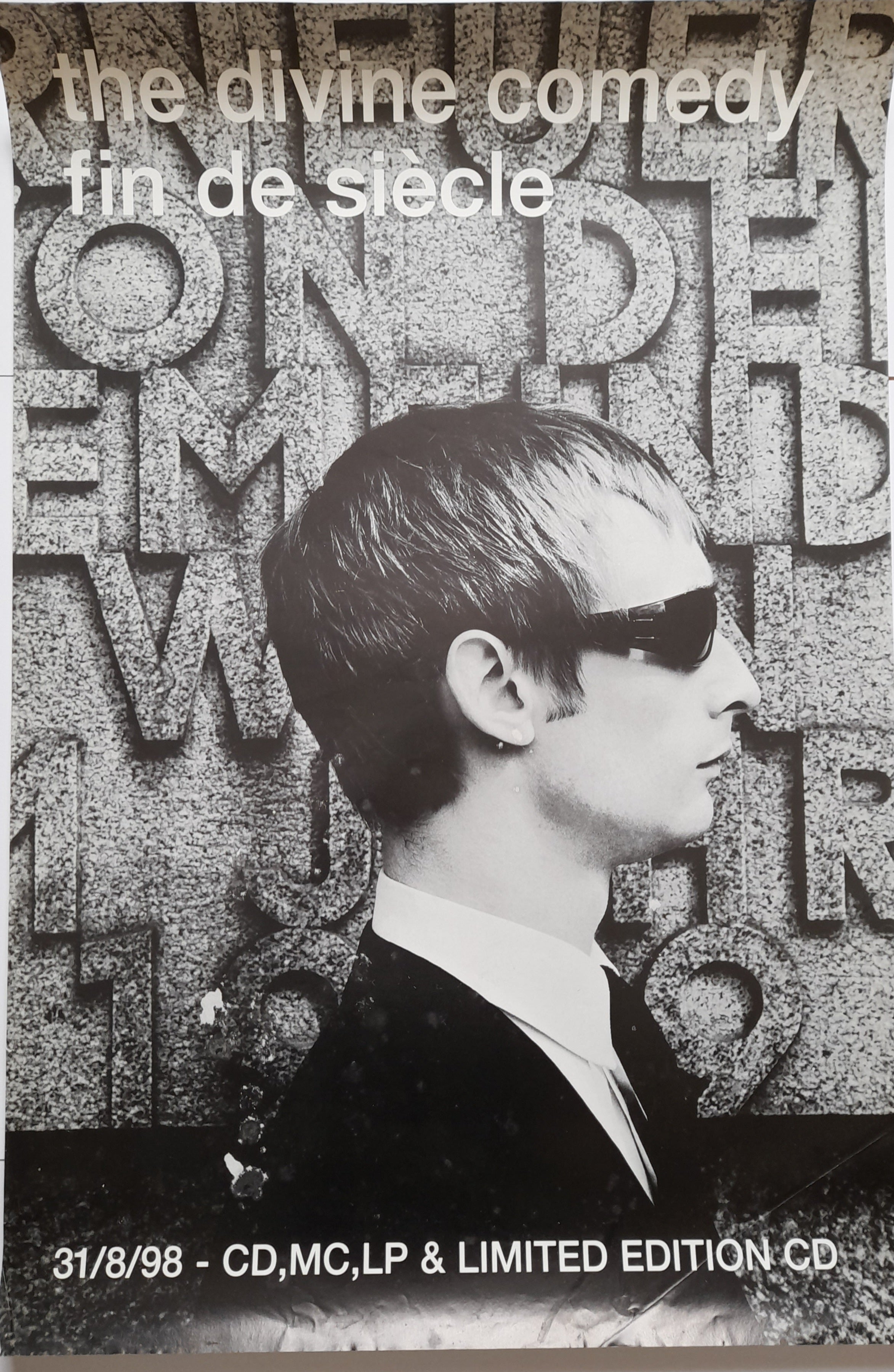 The Divine Comedy fin de siecle album Promotional Poster