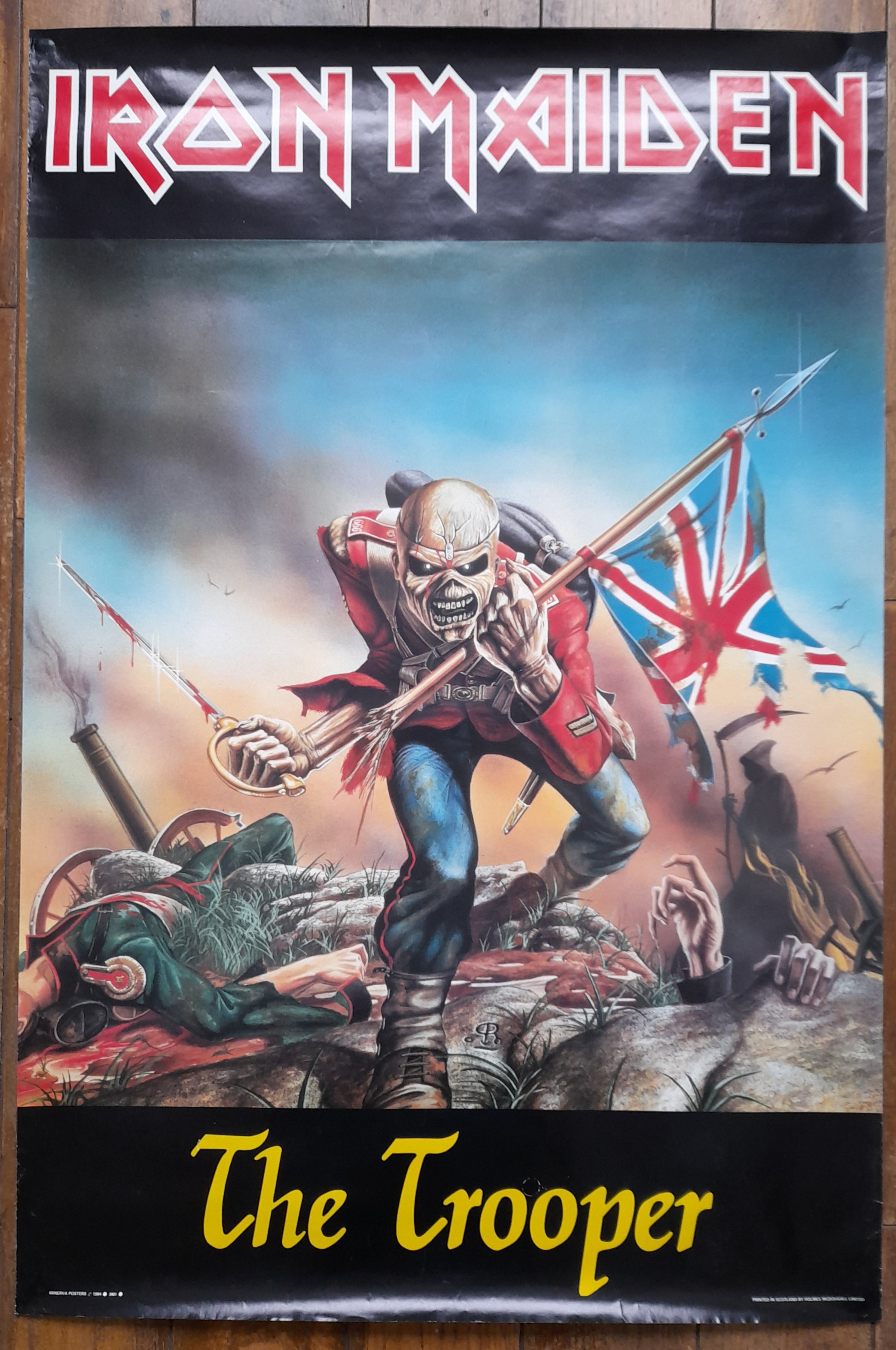 Iron Maiden The Trooper Promotional Poster Rewindpressplay