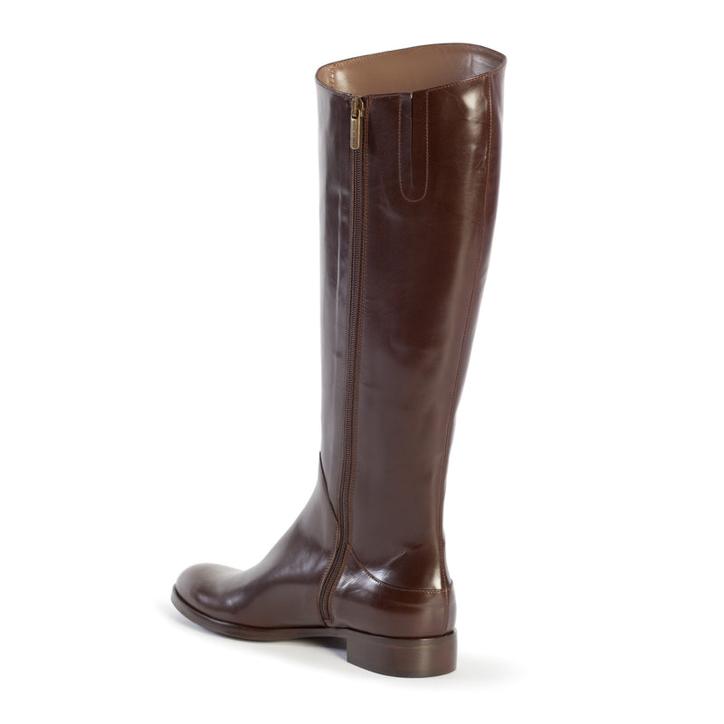 SIMONA - Brown Riding Boots for Women 