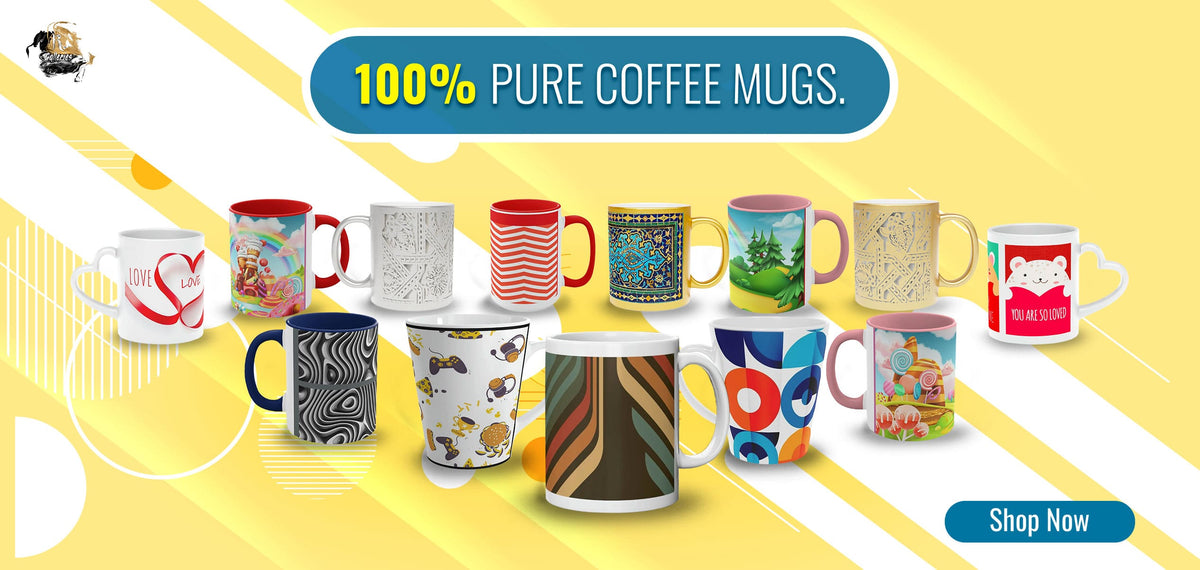 100% Pure Coffee Mugs 